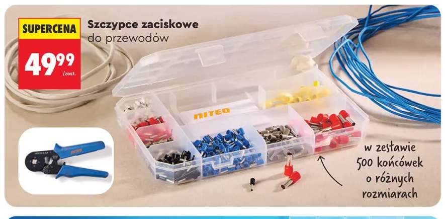 Szczypce zaciskowe do przewodów NITEO