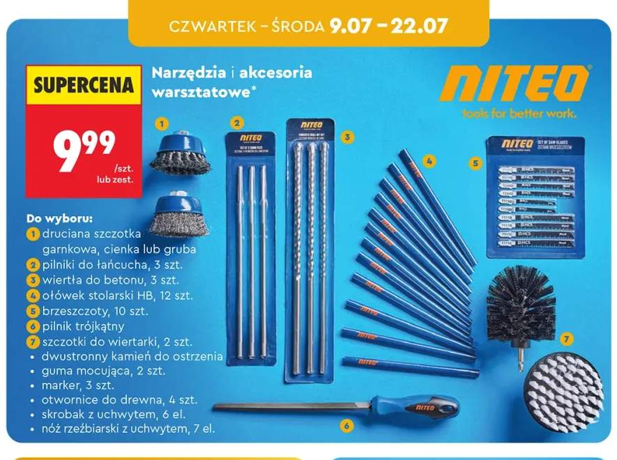 Druciana szczotka garnkowa cienka Niteo +13 wariantów