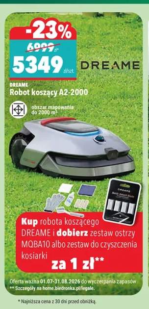 Robot koszący Dreame A2-2000