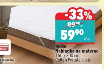 Nakładka na materac Wendre Cotton Percale 160x200 cm