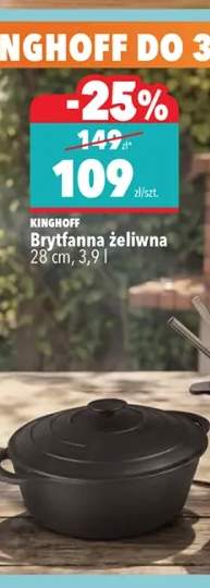 Brytfanna żeliwna Kinghoff 28 cm