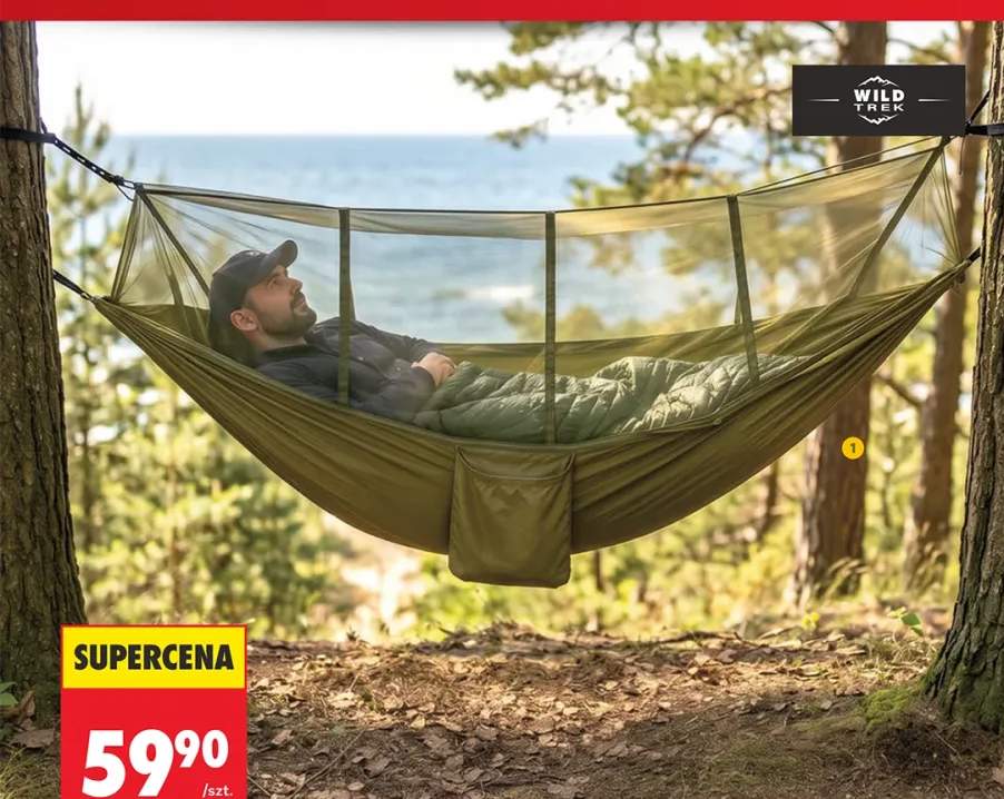 Hamak z moskitierą Wild Trek +4 warianty