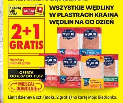 Szynka Sopocka Kraina Wędlin na co dzień +6 wariantów