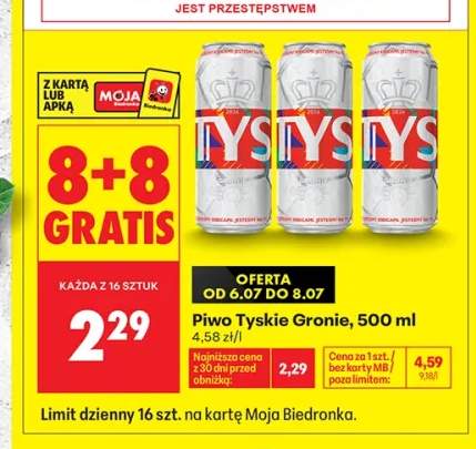 Piwo Tyskie Gronie