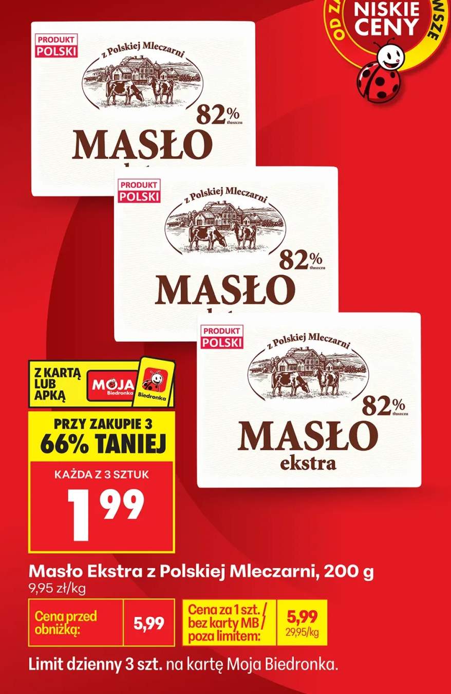 Masło ekstra z Polskiej Mleczarni