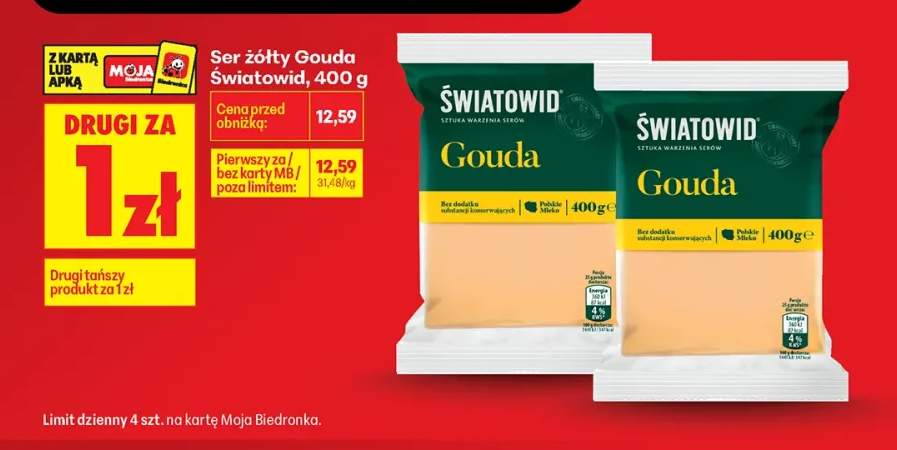 Ser żółty Gouda Światowid
