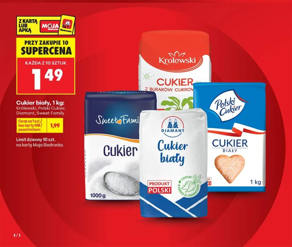 Cukier biały Królewski +3 warianty
