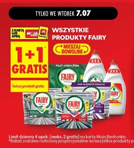 Produkty Fairy +2 warianty
