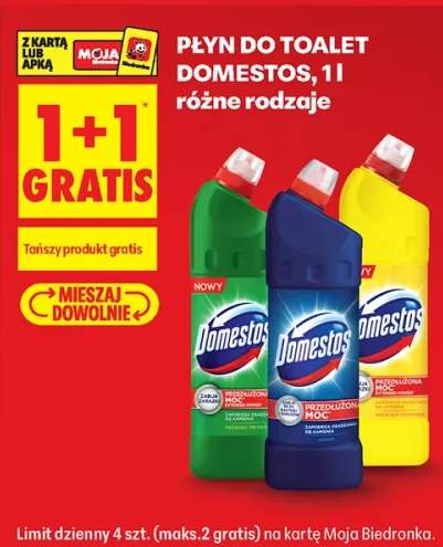 Płyn do toalet Domestos Pine Fresh +2 warianty