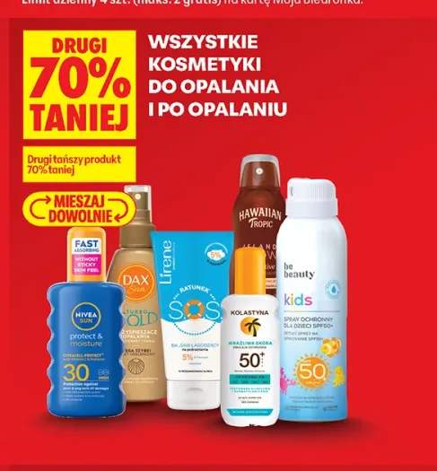 Kosmetyki do opalania i po opalaniu +6 wariantów