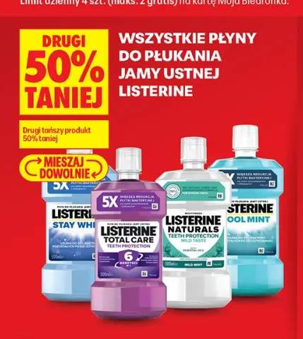 Płyny do płukania jamy ustnej Listerine +4 warianty