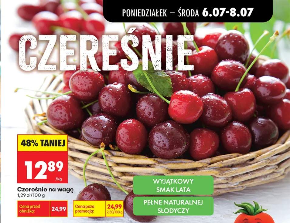 Czereśnie na wagę