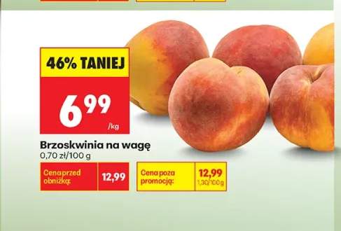 Brzoskwinia na wagę