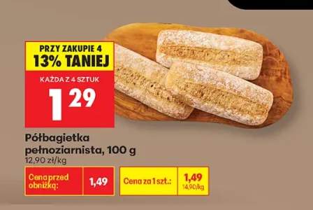 Półbagietka pełnoziarnista