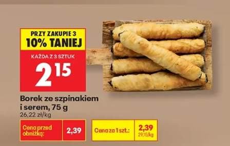 Borek ze szpinakiem i serem