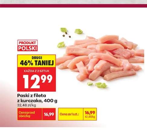 Paski z fileta z kurczaka