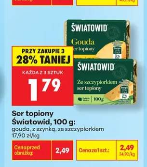 Ser topiony Światowid Gouda +2 warianty
