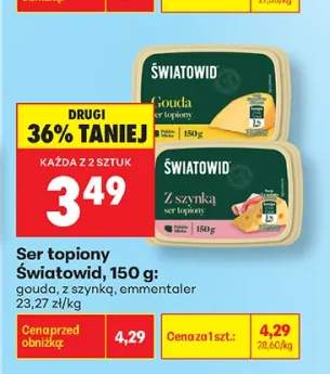 Ser topiony Światowid z szynką +2 warianty