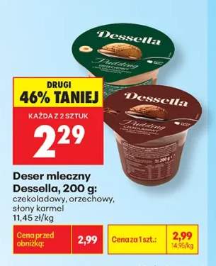 Deser mleczny czekoladowy Dessella +2 warianty