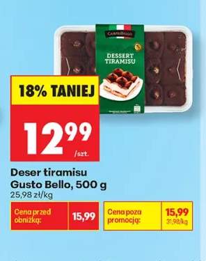 Deser tiramisu Gusto Bello