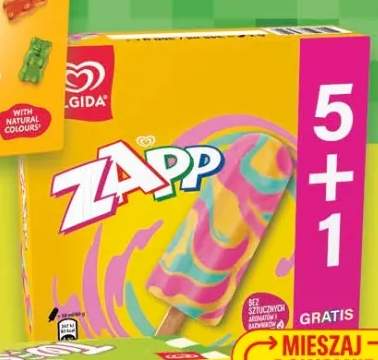 Lody Algida Zapp 6-pak