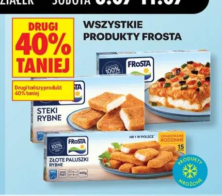 Złote paluszki rybne Frosta +3 warianty