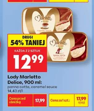 Lody Delice Panna Cotta Marletto +1 wariant
