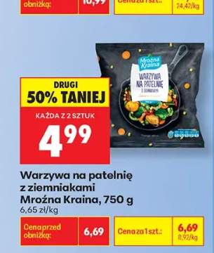 Warzywa na patelnię z ziemniakami Mroźna Kraina