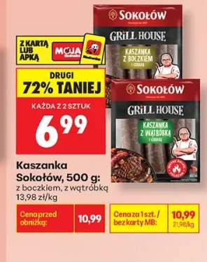 Kaszanka z boczkiem Sokołów +1 wariant