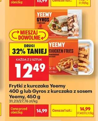 Frytki z kurczaka Yeemy +1 wariant
