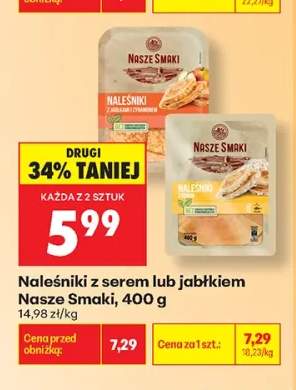 Naleśniki z serem Nasze Smaki +1 wariant