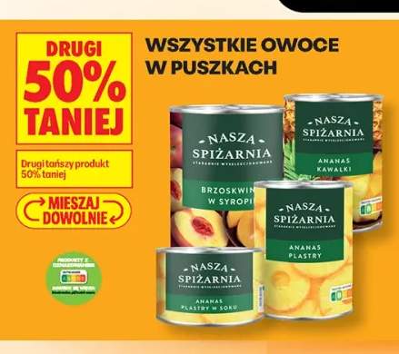 Owoce w puszkach Nasza Spiżarnia +4 warianty