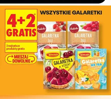 Galaretka Bakello smak truskawkowy +4 warianty