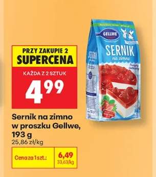 Sernik na zimno w proszku Gellwe