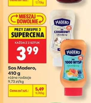 Sos czosnkowy Madero +1 wariant