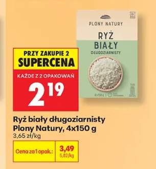 Ryż biały długoziarnisty Plony Natury 4-pak
