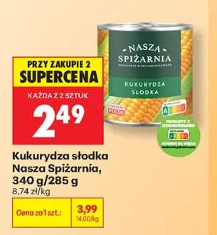 Kukurydza słodka Nasza Spiżarnia