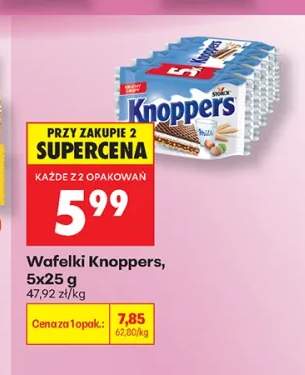 Wafelki Knoppers 5-pak