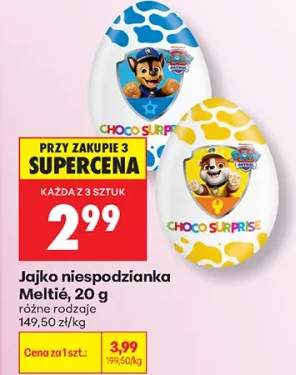Jajko niespodzianka Meltie Choco Surprise