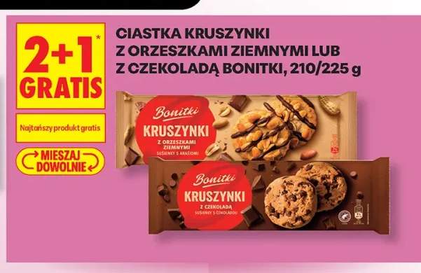 Ciastka Kruszynki z orzeszkami ziemnymi Bonitki +1 wariant