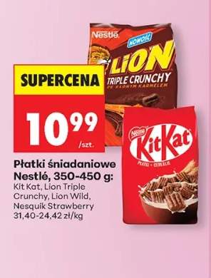 Płatki śniadaniowe Nestlé Kit Kat +3 warianty