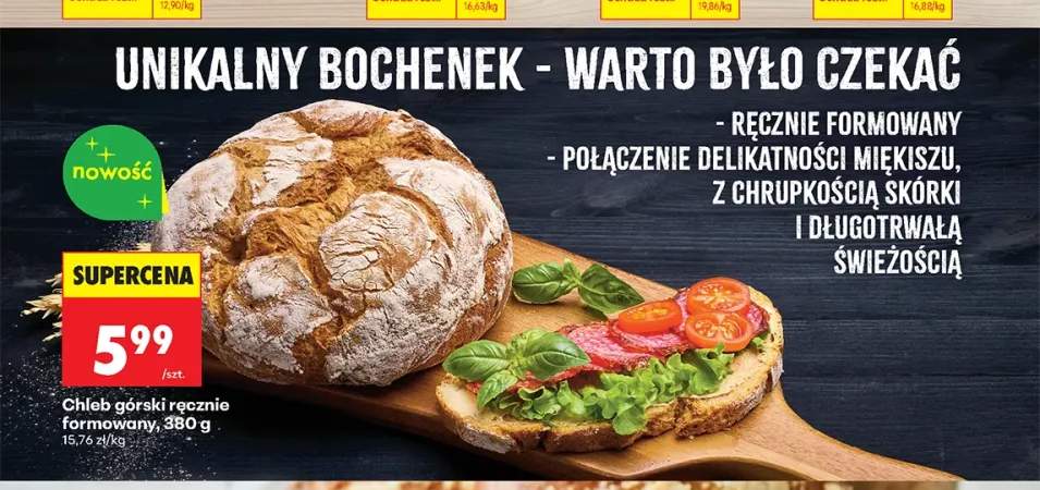 Chleb górski ręcznie formowany