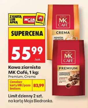 Kawa ziarnista MK Café Premium +1 wariant