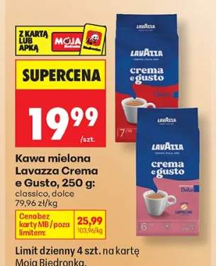 Kawa mielona Lavazza Crema E Gusto Classico +1 wariant