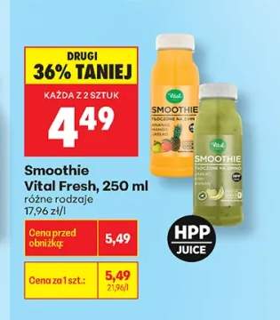 Smoothie Vital Fresh ananas mango jabłko +1 wariant