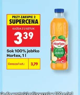Sok 100% jabłko Hortex