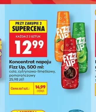 Koncentrat napoju Fizz Up cola +2 warianty