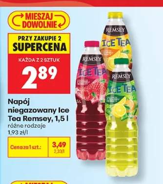 Napój niegazowany Ice Tea Remsey cytryna +2 warianty