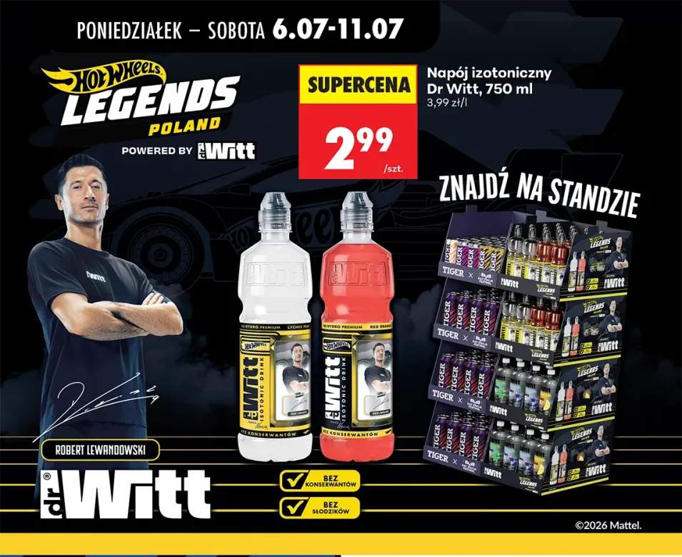 Napój izotoniczny Dr Witt Red Orange +1 wariant