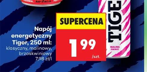 Napój energetyczny Tiger klasyczny +2 warianty